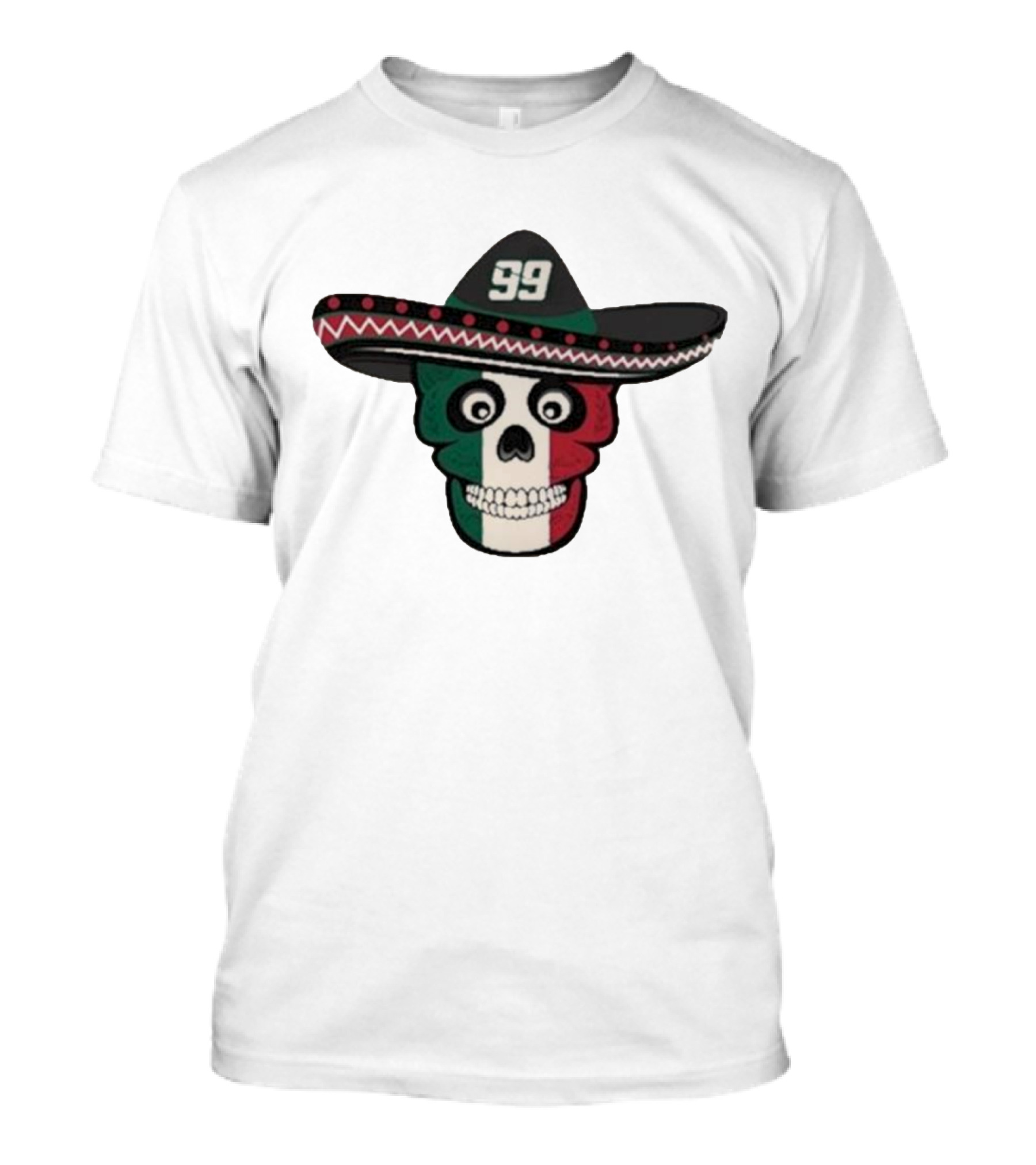 Daniel Suarez Racing 99 Mexican Skull Sombrero T-Shirt