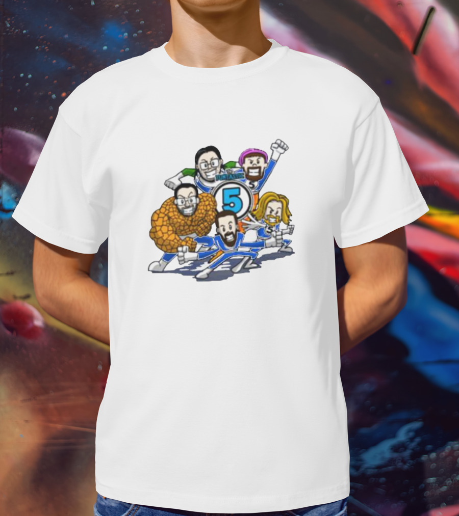 Dave Wonder Funtastic 5 Superhero T-Shirt