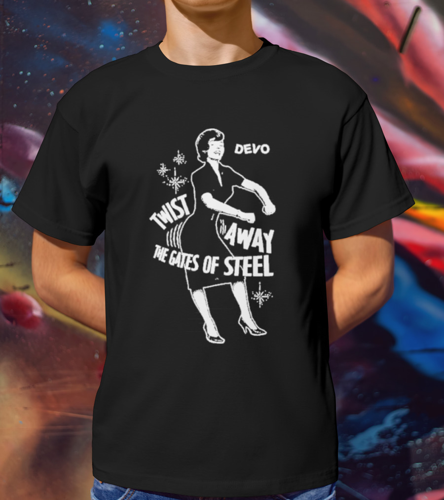 Devo Twist Away The Gates Of Steel Dancing Woman T-Shirt