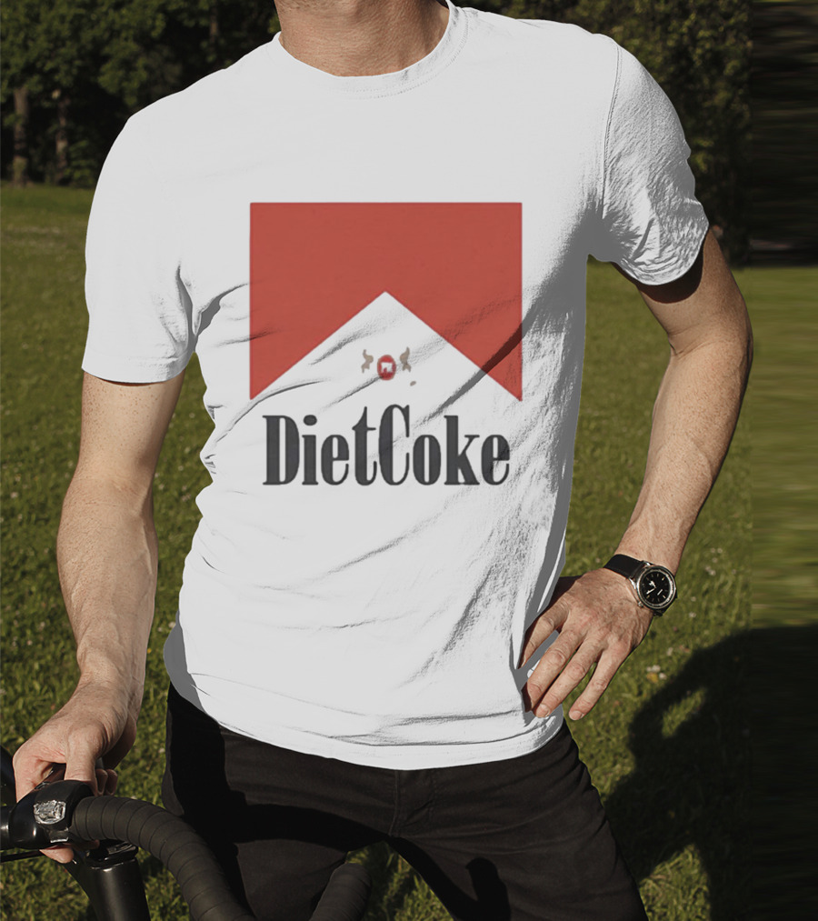 Diet Coke Marlboro Parody Cigarettes T-Shirt