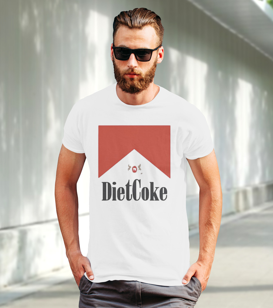 Diet Coke Marlboro Parody Cigarettes T-Shirt