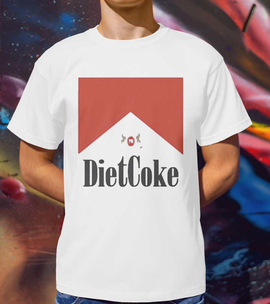 Diet Coke Marlboro Parody Cigarettes T-Shirt