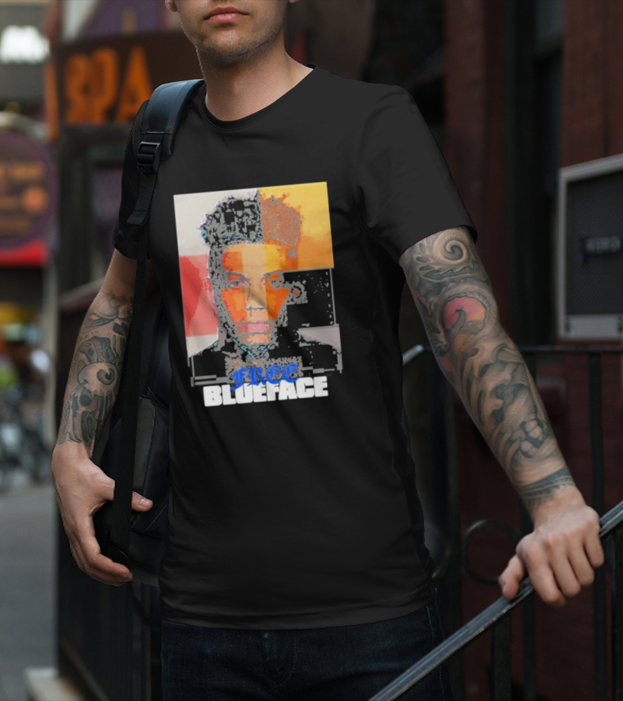 Free Blueface Dinero Jones Album Multicolor T-Shirt
