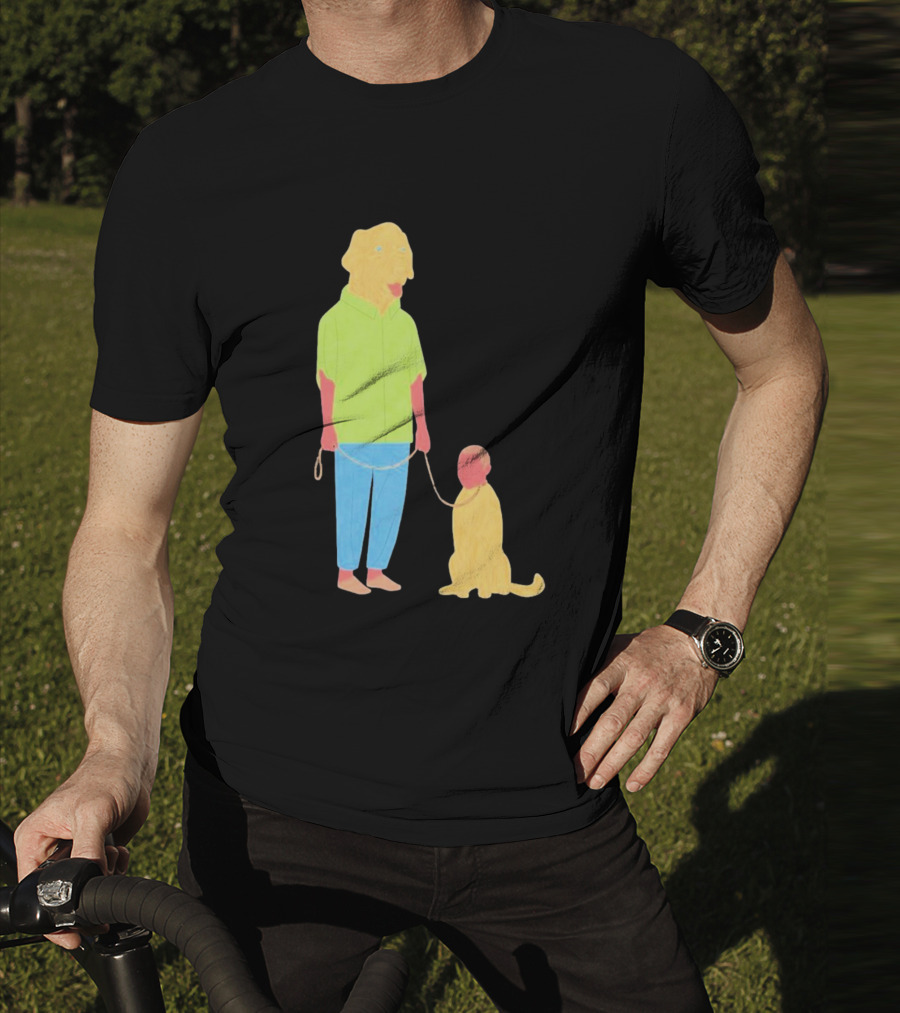 Dogswap Staselė Jakunskaitė Human Dog Head Swap T-Shirt