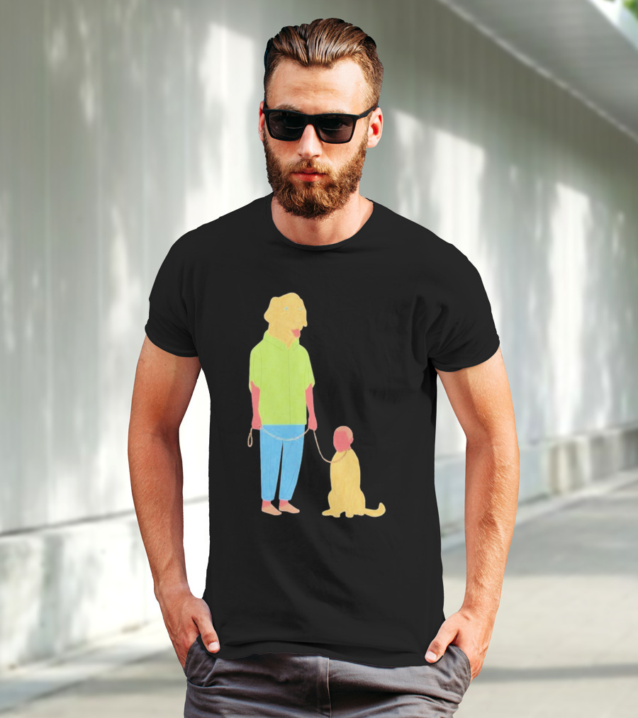 Dogswap Staselė Jakunskaitė Human Dog Head Swap T-Shirt