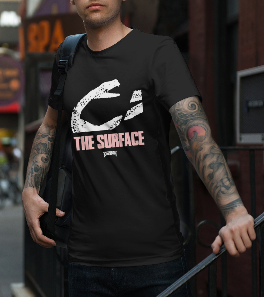 Beartooth The Surface Snake White Text T-Shirt