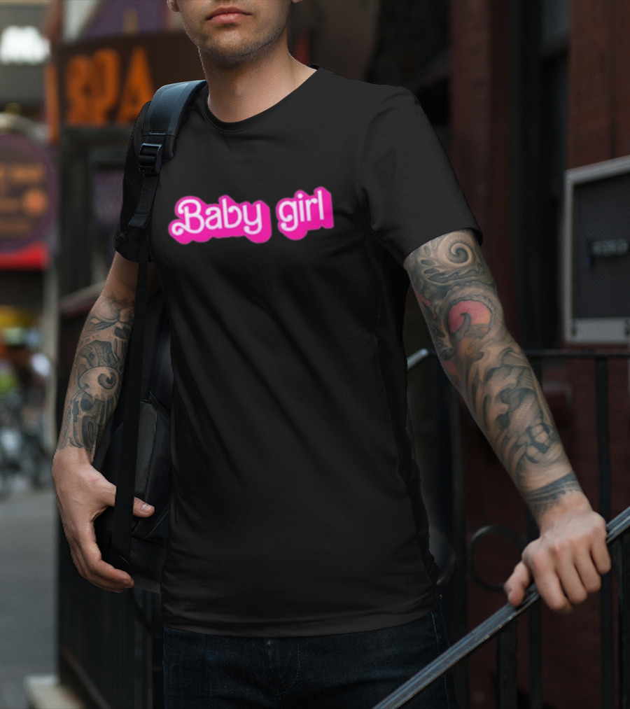 Ben Starr Baby Girl Barbie Style Branding T-Shirt