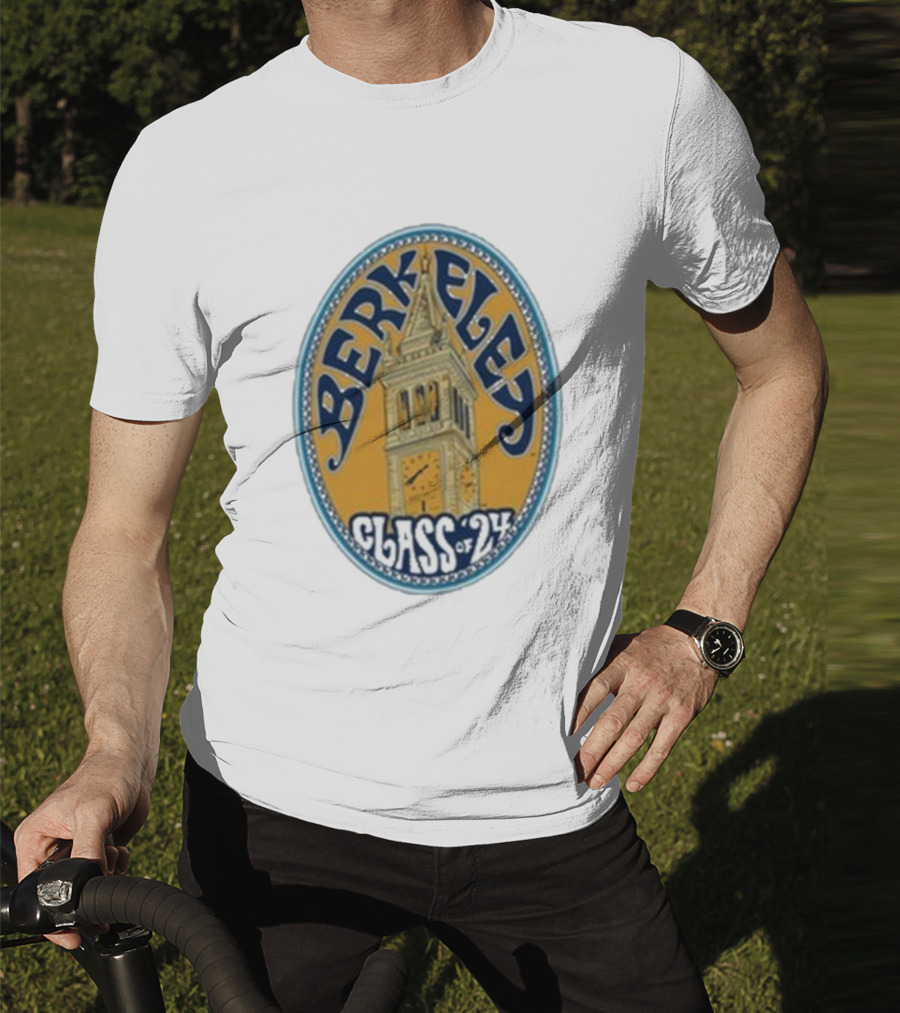 Berkeley Class Of 24 Sather Tower Oval T-Shirt