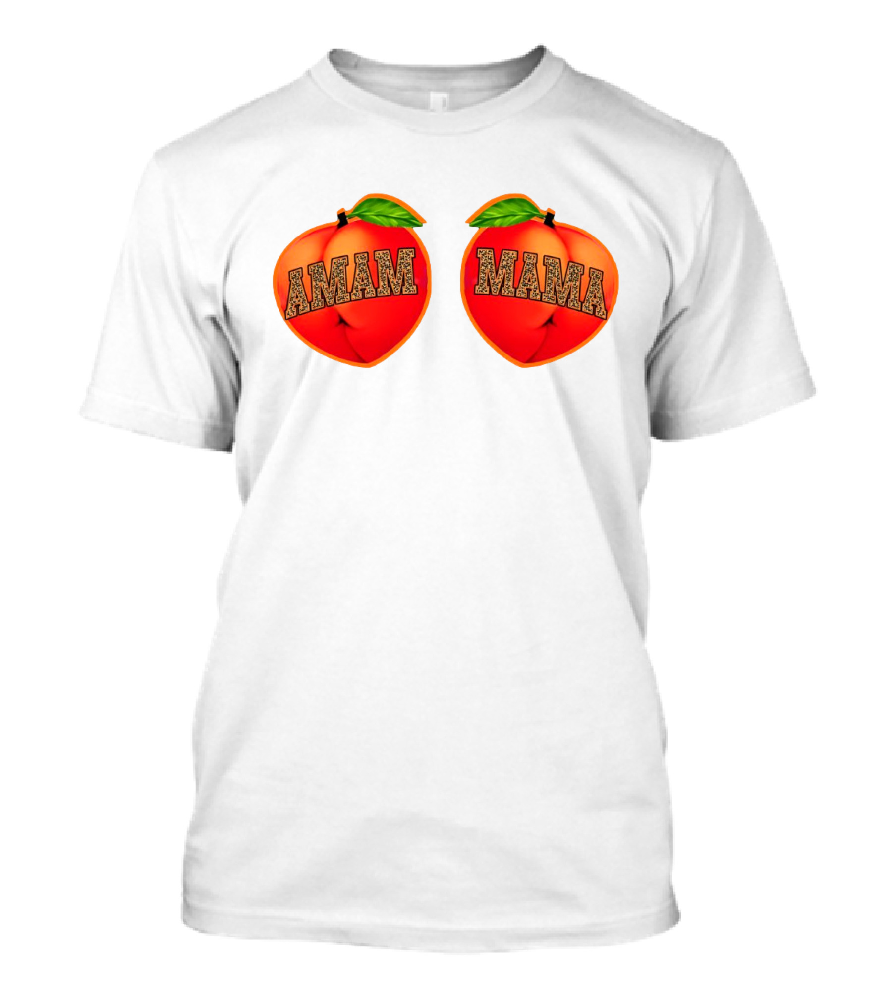 Big Mama Cheetah Peach T-Shirt