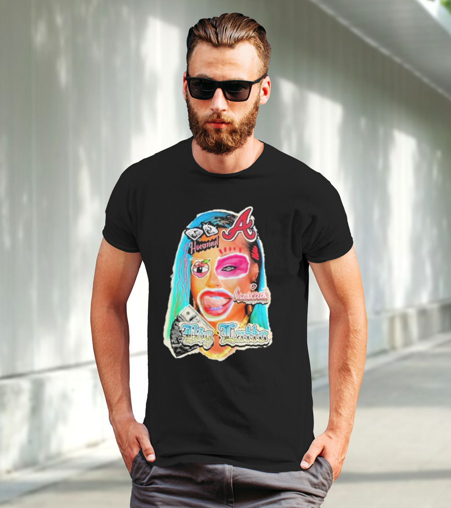 Big Latto Hoe$mad Cascade Atlanta Braves Money T-Shirt
