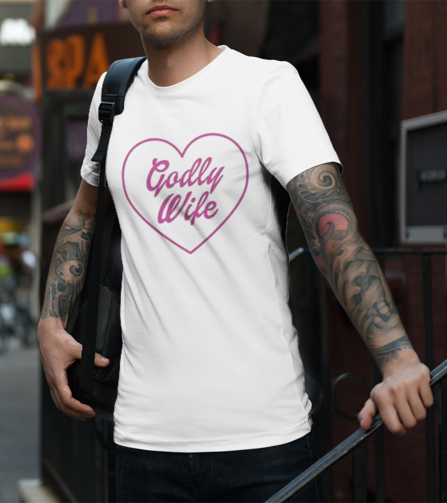 Binchtopia Godly Wife Heart T-Shirt