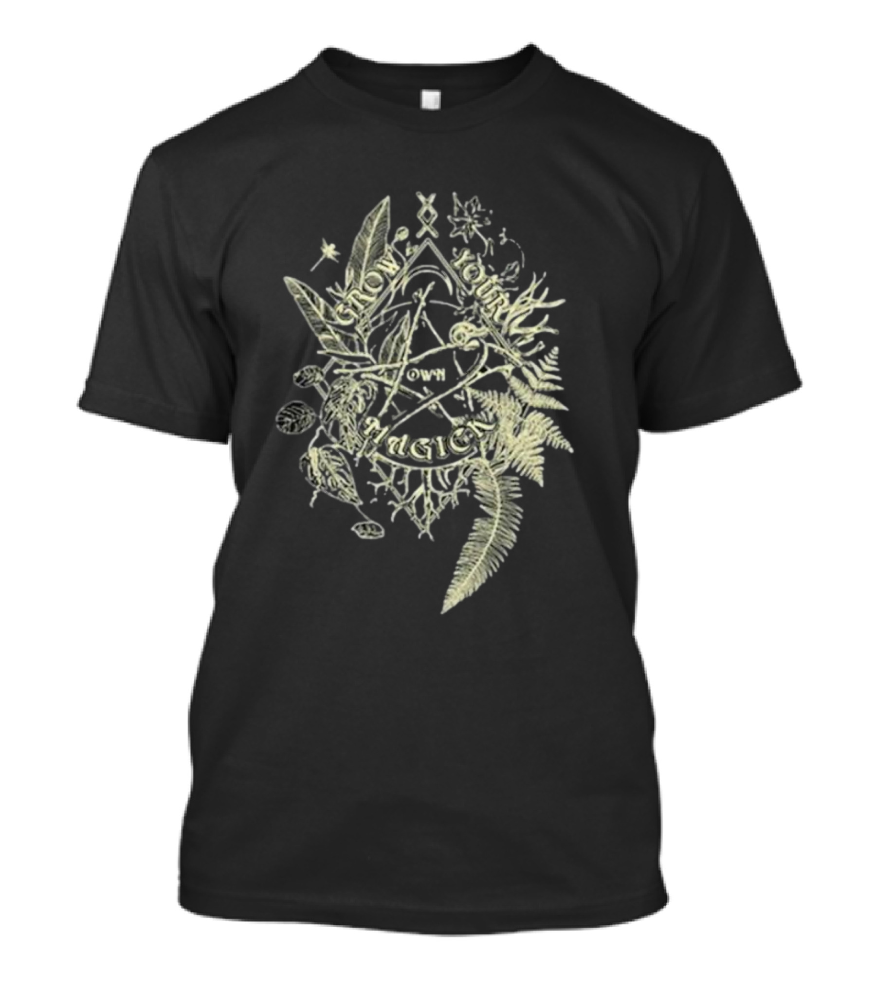 Blackcraft Cult Grow Your Own Magic Pentagram Botanical T-Shirt
