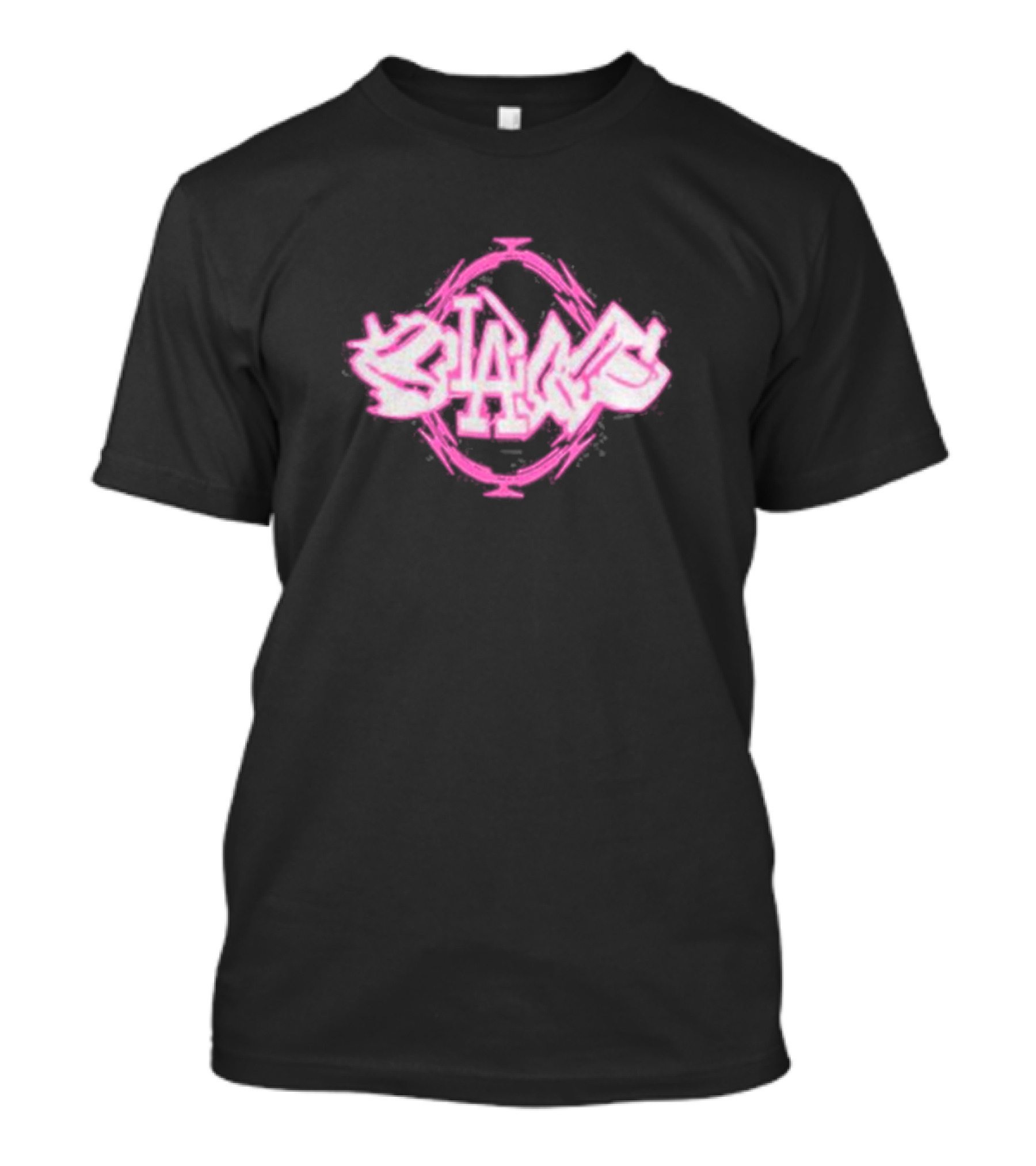 Bladee Razorwire Pink Graffiti LA T-Shirt