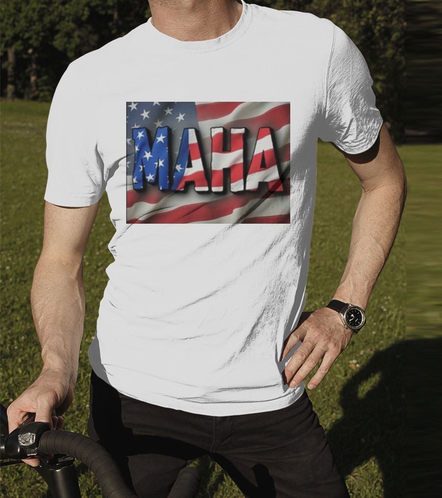 Bryce Lipscomb Maha Make America Healthy Again USA Flag T-Shirt