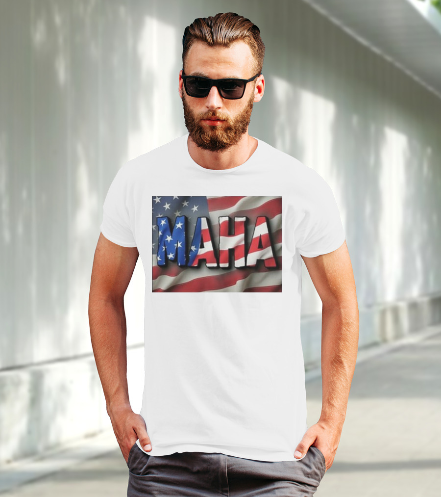 Bryce Lipscomb Maha Make America Healthy Again USA Flag T-Shirt
