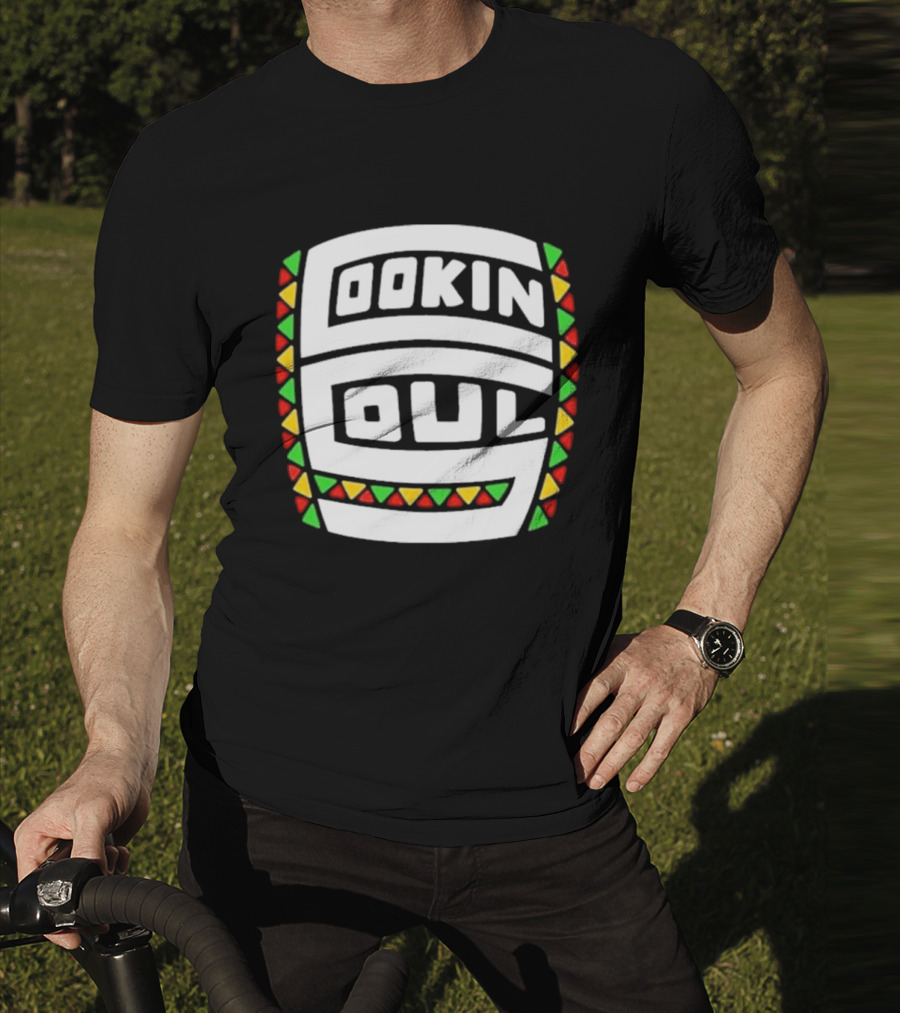 Cookin Soul Logo African Pattern Colors T-Shirt