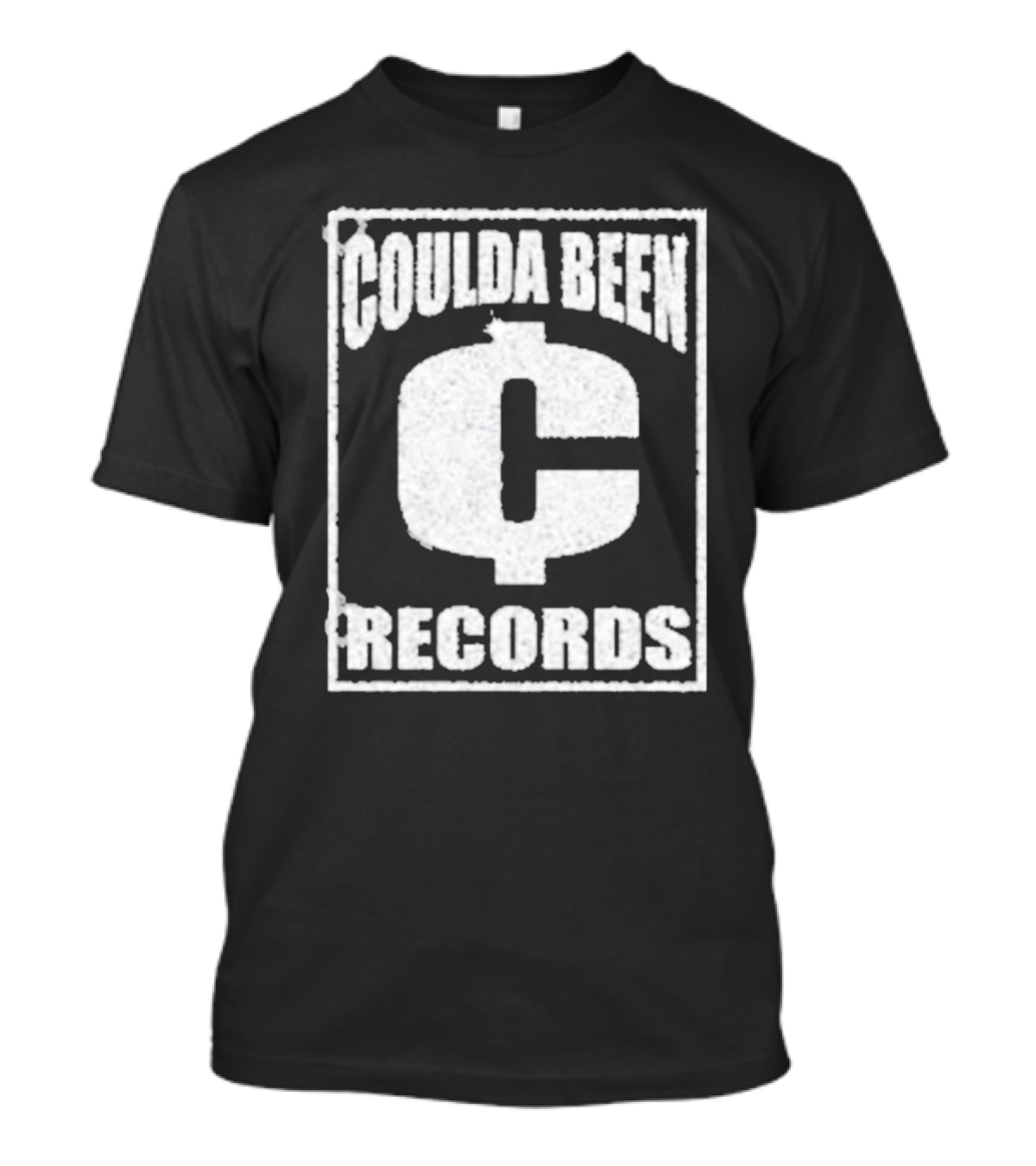 Coulda Been Records Vintage Style Block Lettering With Large Centered C T-Shirt