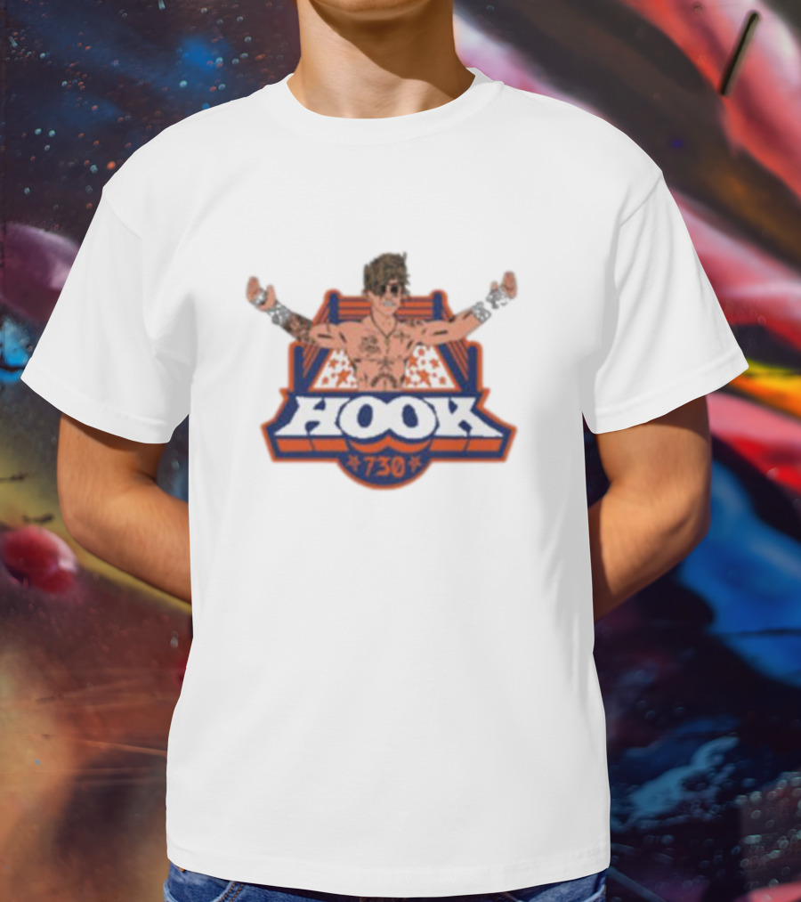 Hook 730 Wild Islander Retro Starburst Wrestler T-Shirt