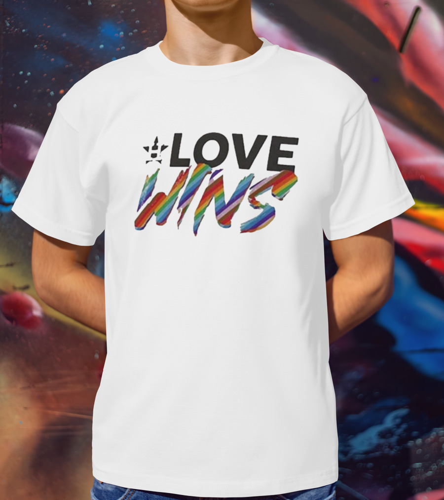 Houston Astros Fanatics Branded Love Wins Pride T-Shirt