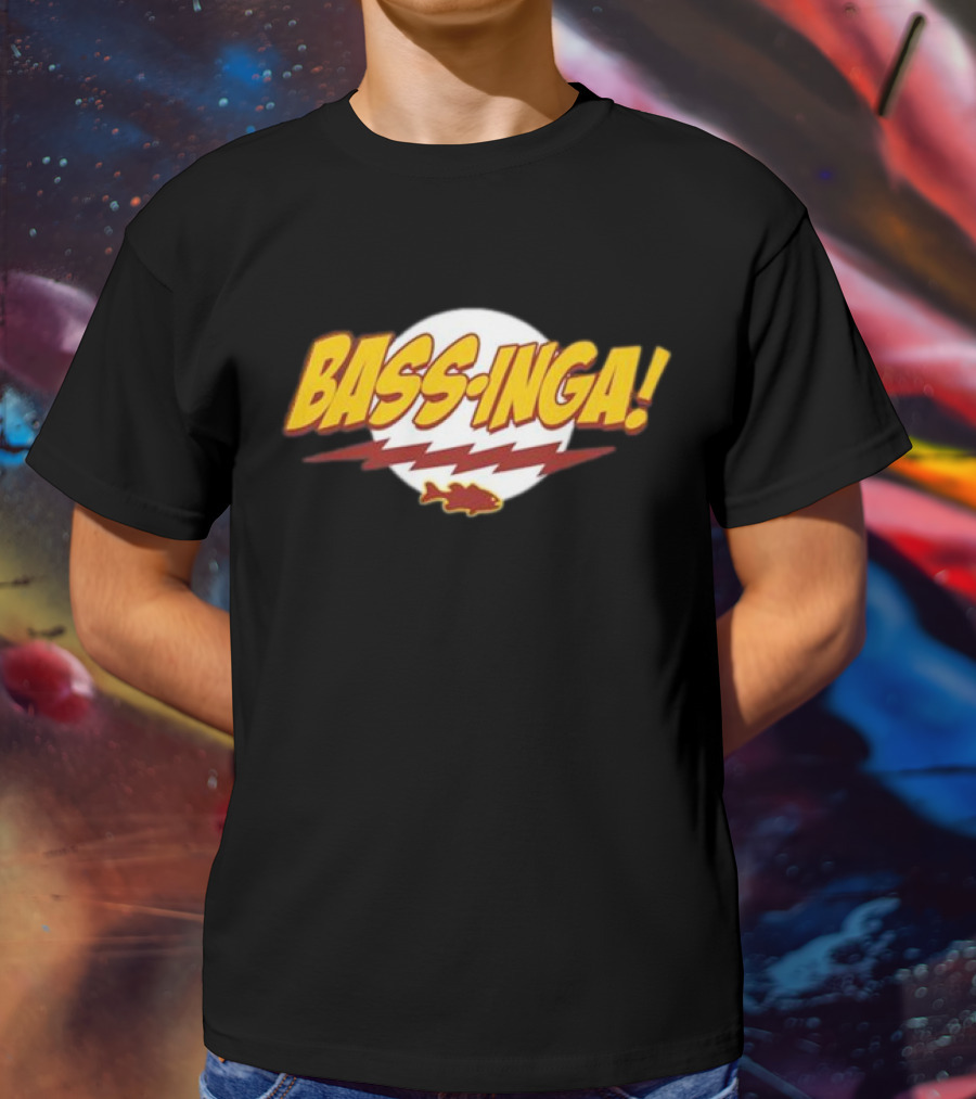 Bass-Inga Lightning Fish T-Shirt
