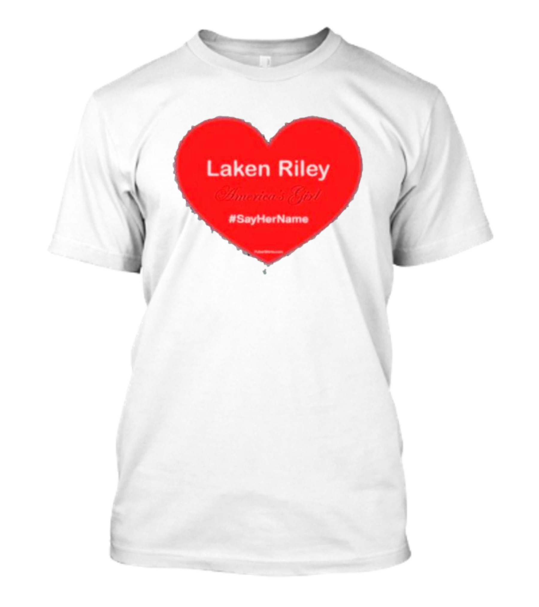 Laken Riley America's Girl #SayHerName Heart T-Shirt