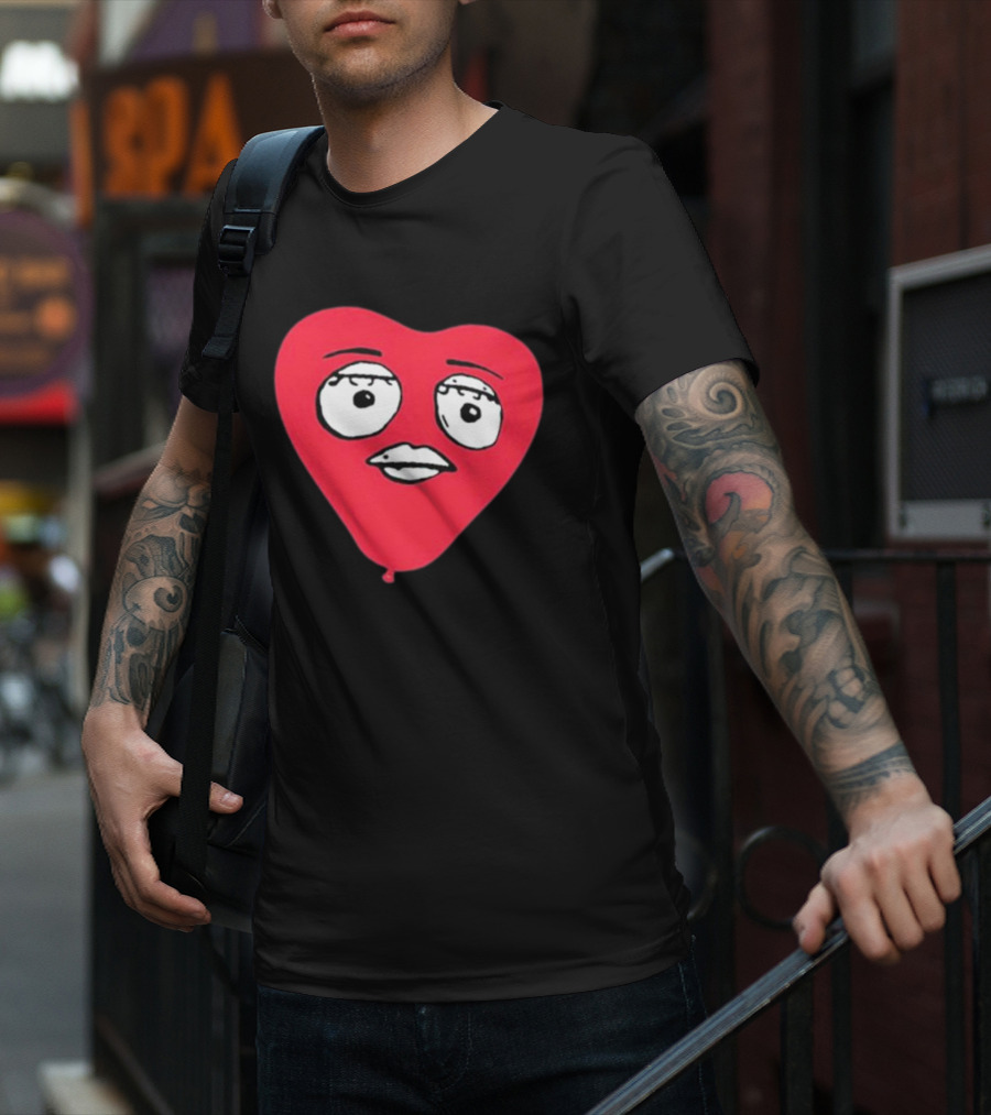 God Forbid James Marriott Heart Balloon Face T-Shirt