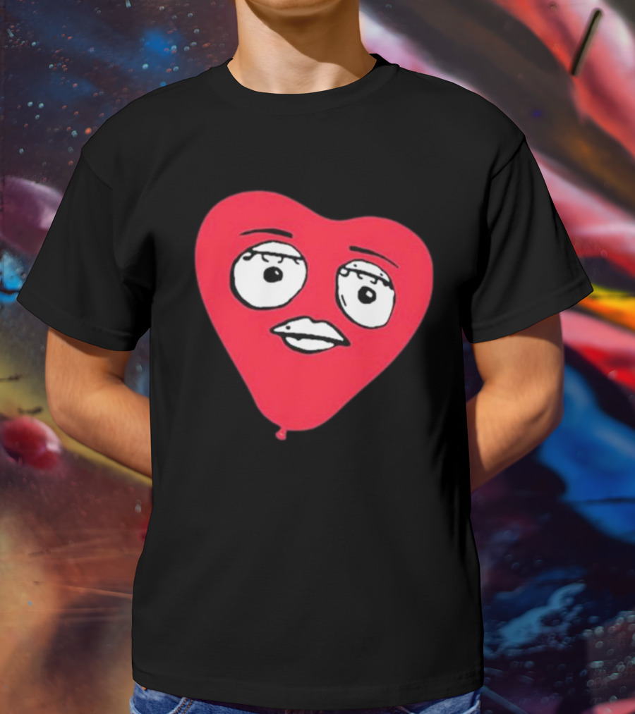 God Forbid James Marriott Heart Balloon Face T-Shirt