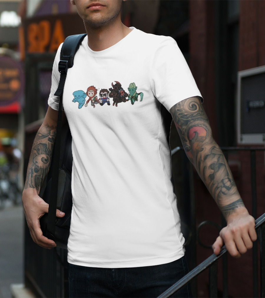 Gorgc Streamlabs Heroes Pixels Characters T-Shirt