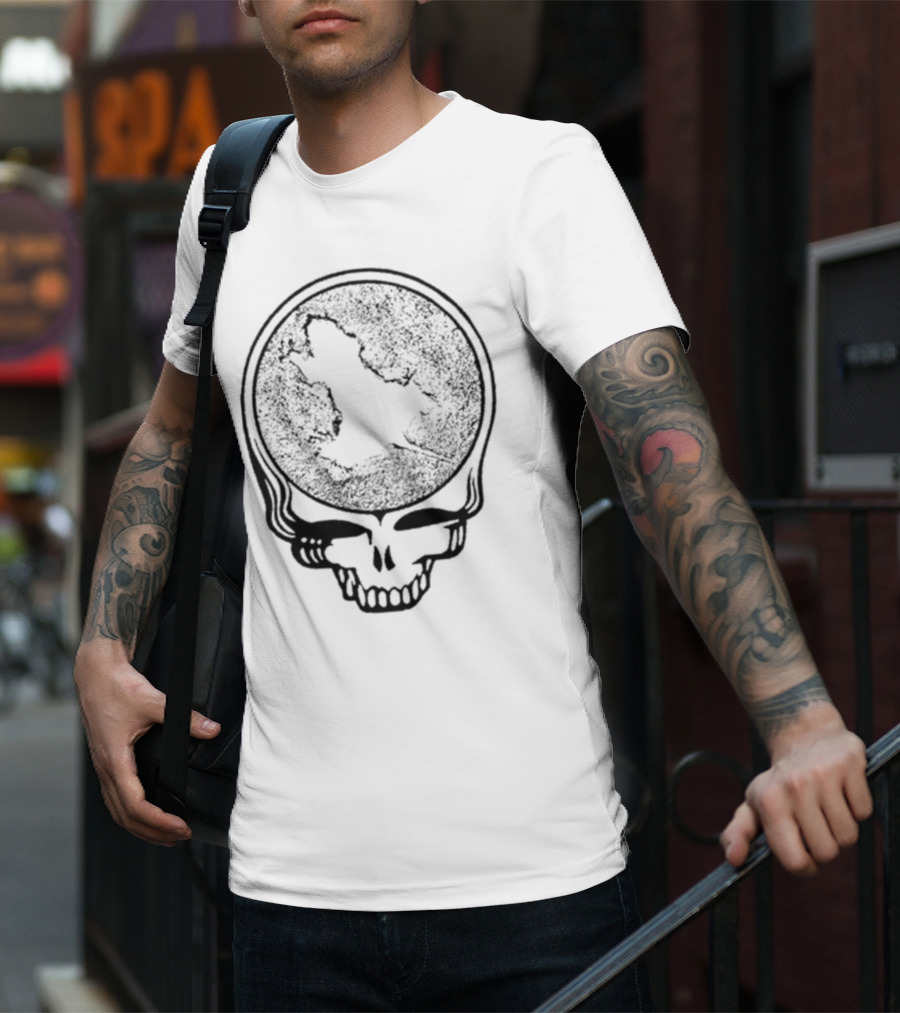 Grateful Dead X Rat Hole Steal Your Face Arctic Skull T-Shirt
