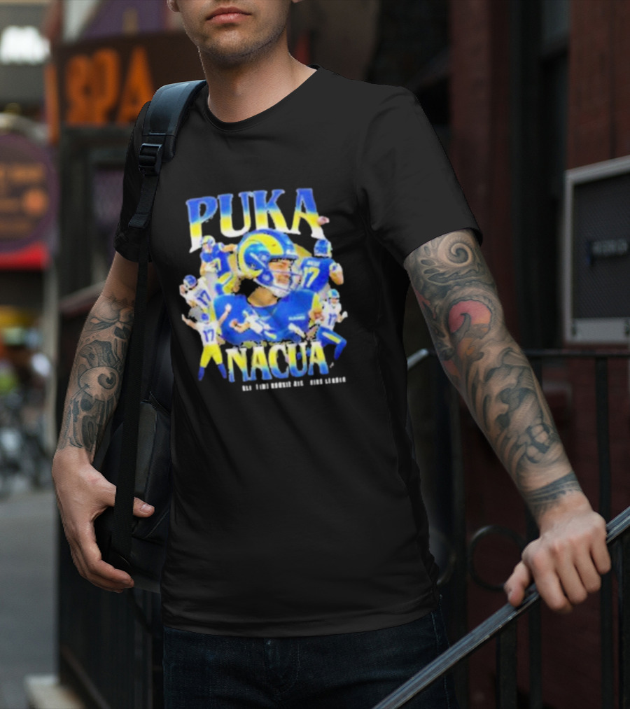 Puka Nacua Rams Rookie NFL King 17 T-Shirt