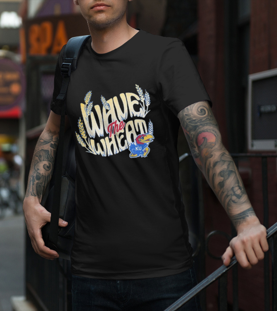 KU Jayhawks Wave The Wheat T-Shirt