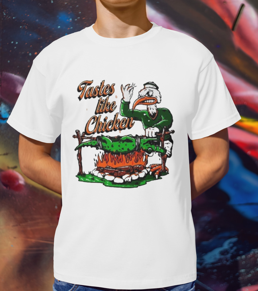 Miami Hurricanes Rivalry Gator Roast Tastes Like Chicken T-Shirt