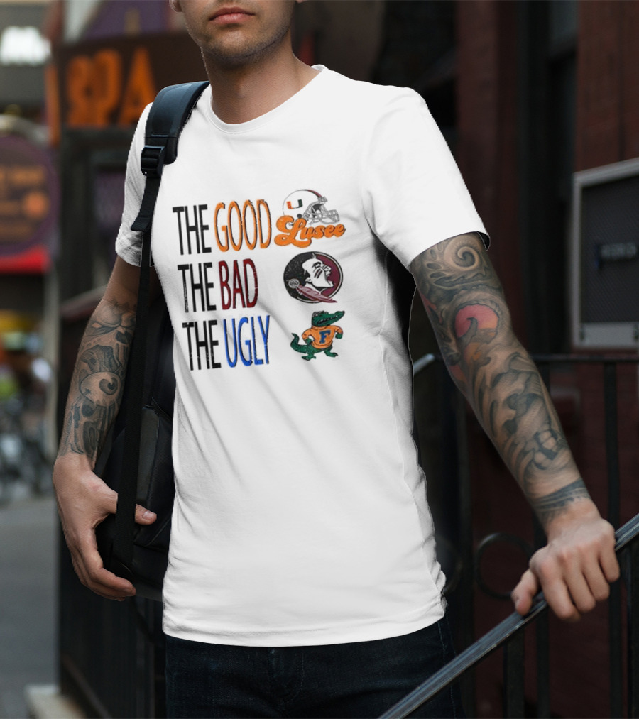 University Of Miami The Good The Bad The Ugly Hurricanes Seminoles Gators T-Shirt