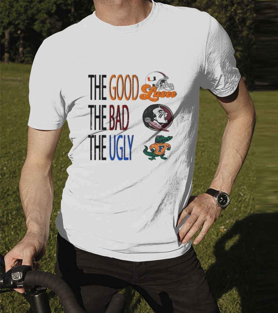 University Of Miami The Good The Bad The Ugly Hurricanes Seminoles Gators T-Shirt