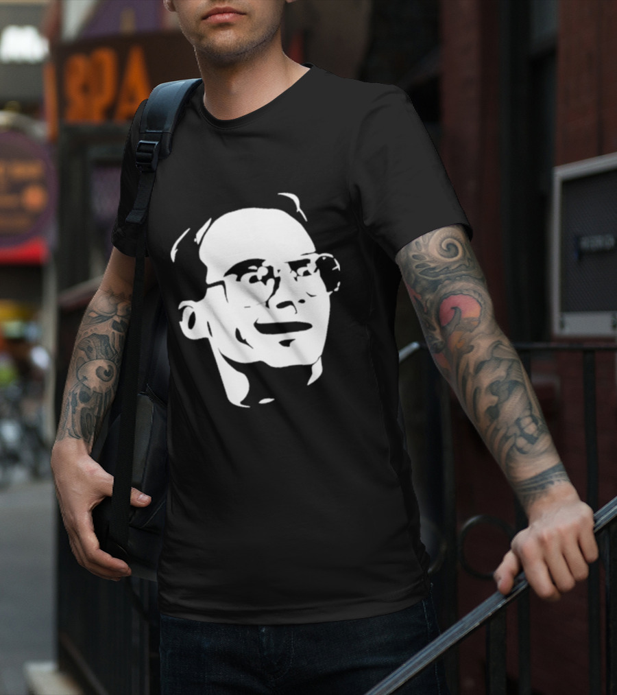 Jim Cornette Iconic Face Outline T-Shirt