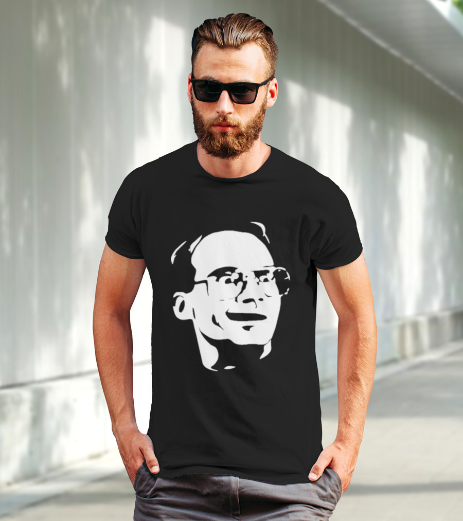Jim Cornette Iconic Face Outline T-Shirt