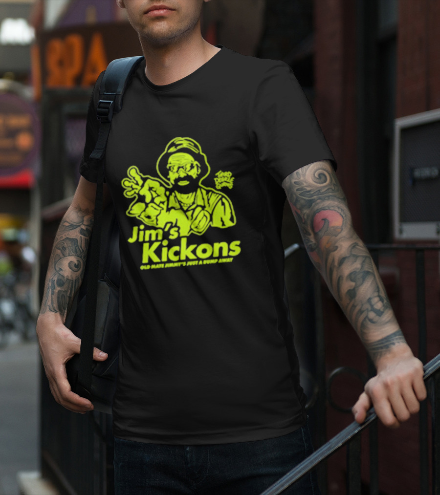 Jim’s Kickons Third Degree Gurns Old Mate Jimmy’s Just A Bump Away T-Shirt