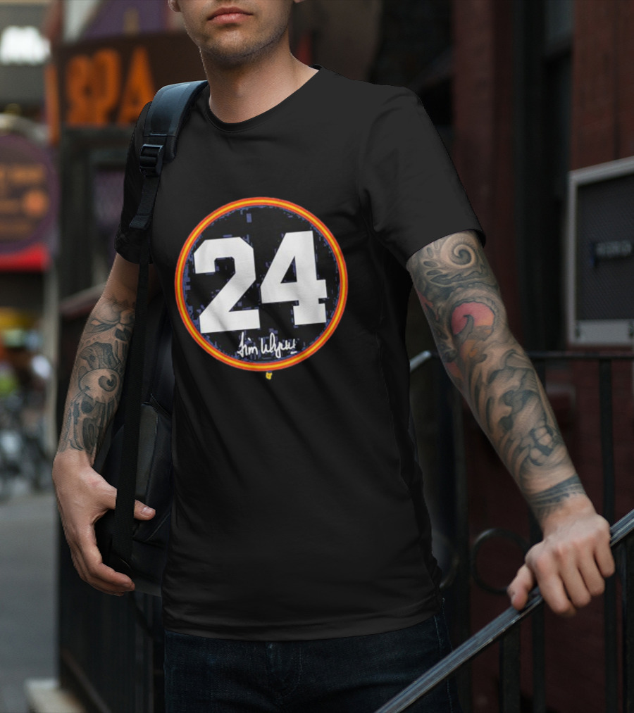 Jimmy Wynn Signature Number 24 Circle T-Shirt
