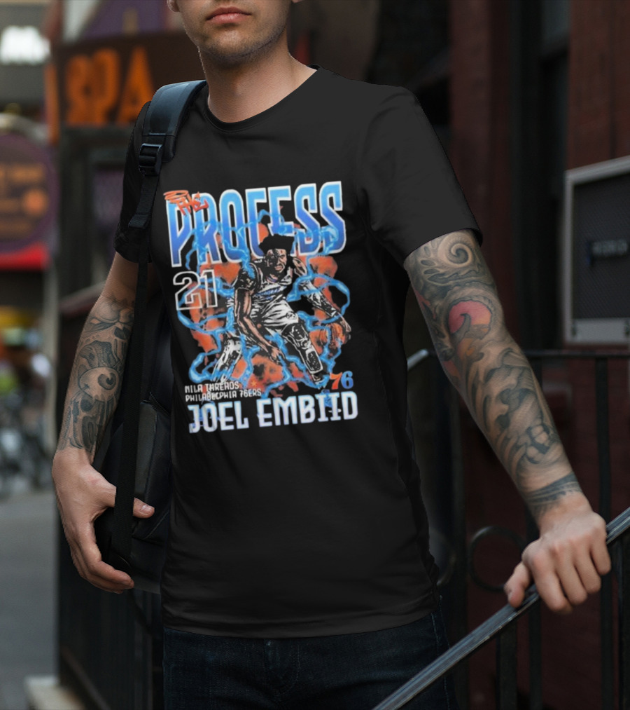 Joel Embiid The Process 21 Philadelphia 76ers NBA 76 T-Shirt