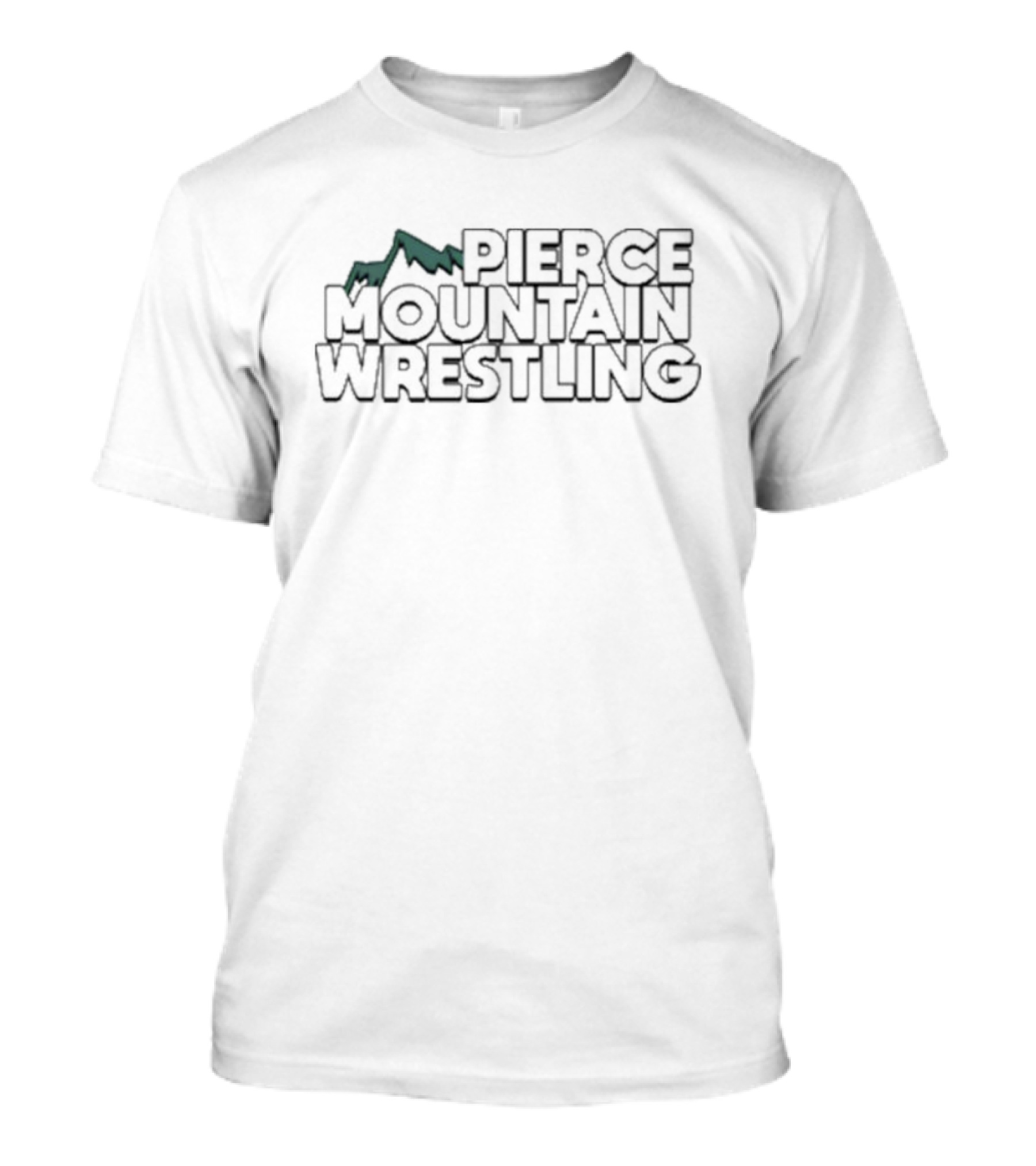 Johnny Pierce Mountain Wrestling Logo With Mountain T-Shirt