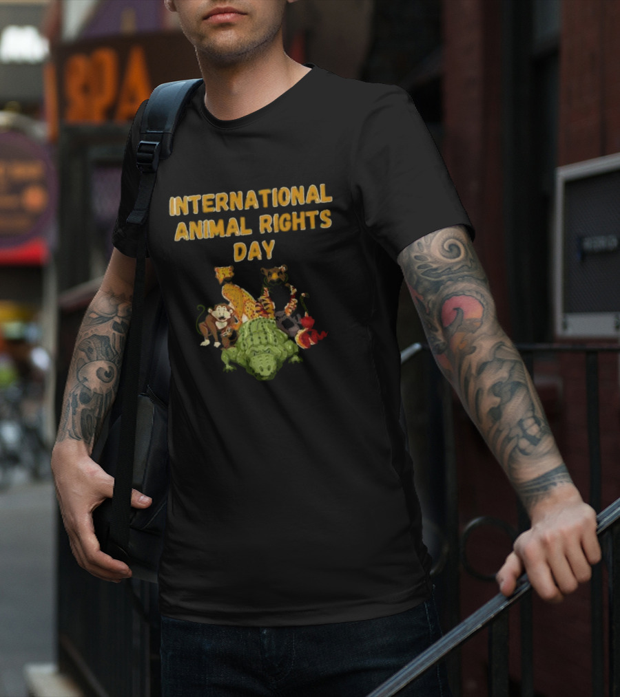 International Animal Rights Day With Wild Animal T-Shirt