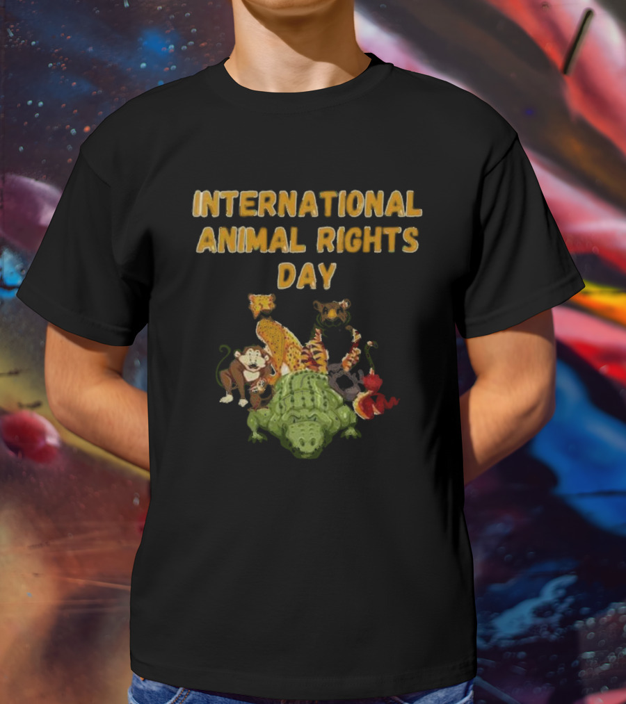 International Animal Rights Day With Wild Animal T-Shirt