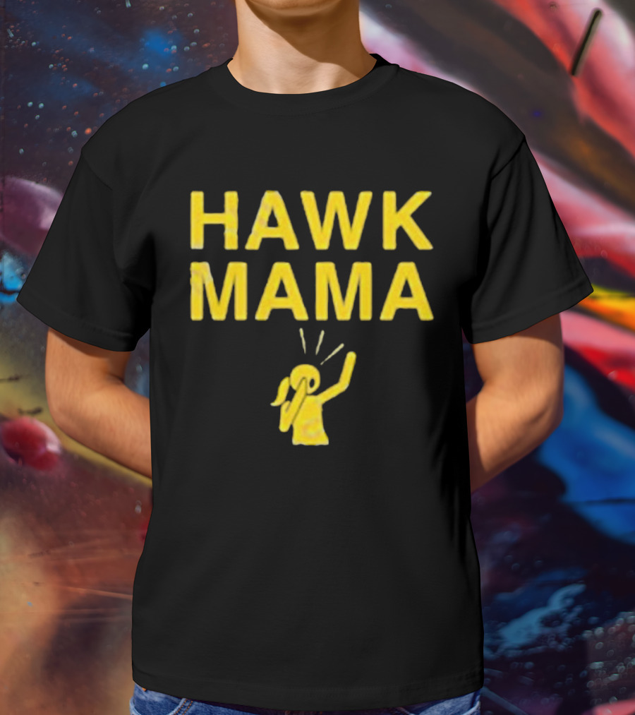 Iowa Hawk Mama Fan Enthusiast T-Shirt
