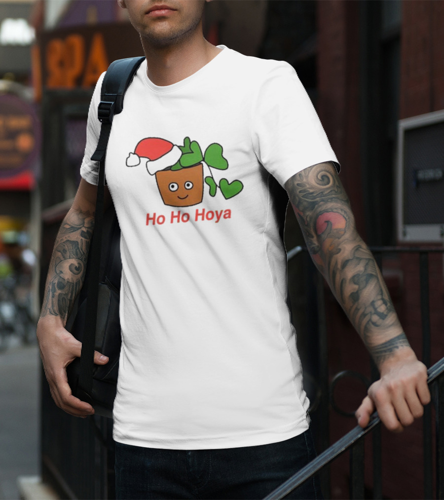 Ho Ho Hoya Santa Hat Hoya Plant Community T-Shirt
