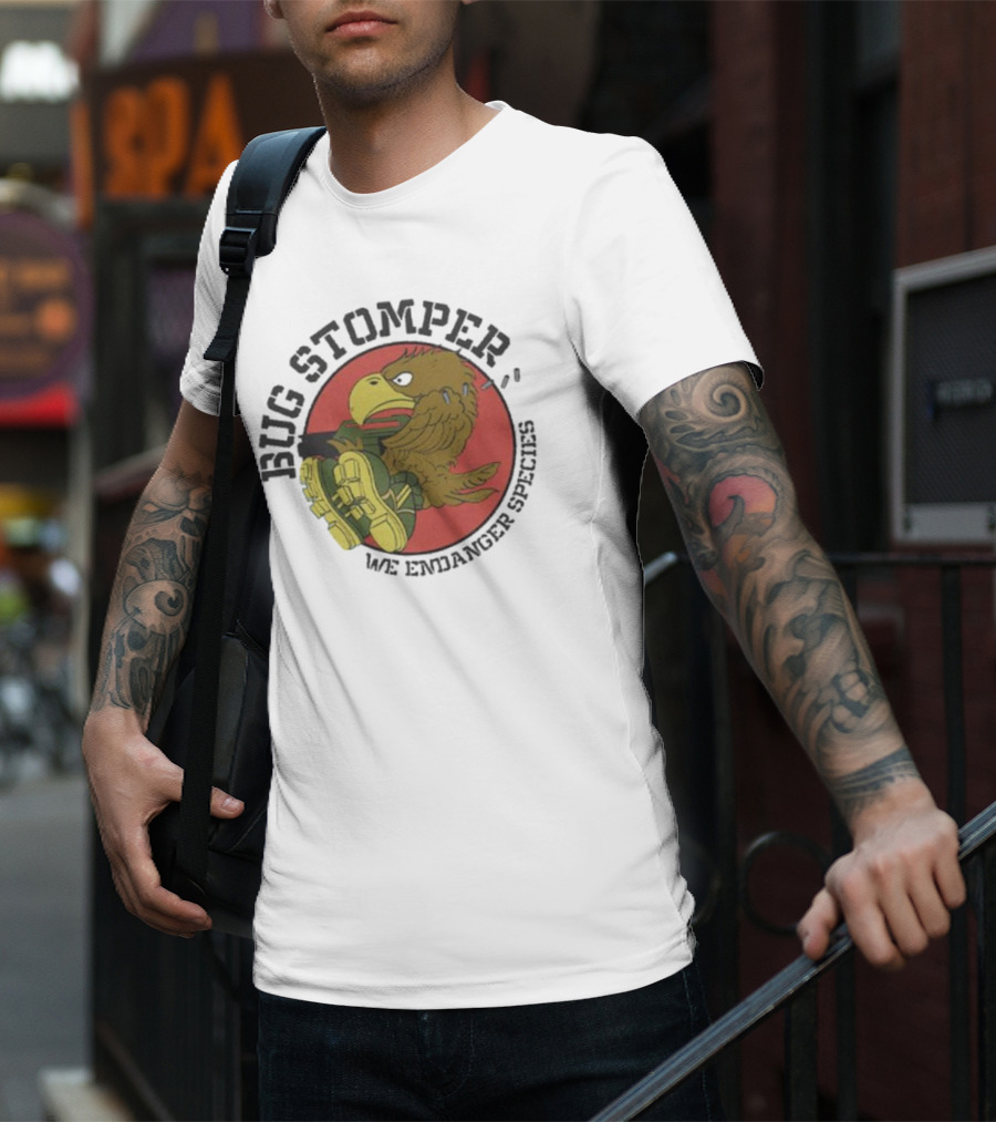 Colonial Marines Bug Stomper We Endanger Species T-Shirt