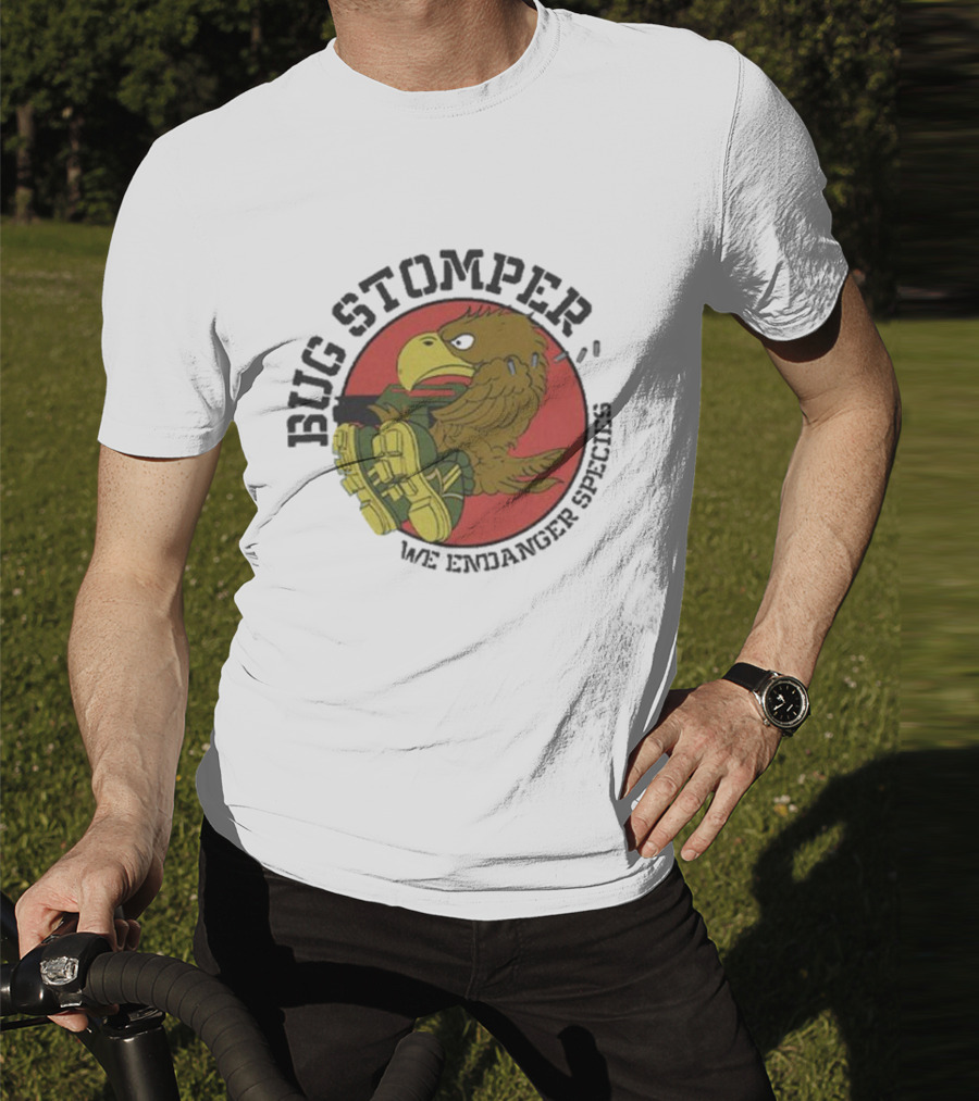 Colonial Marines Bug Stomper We Endanger Species T-Shirt