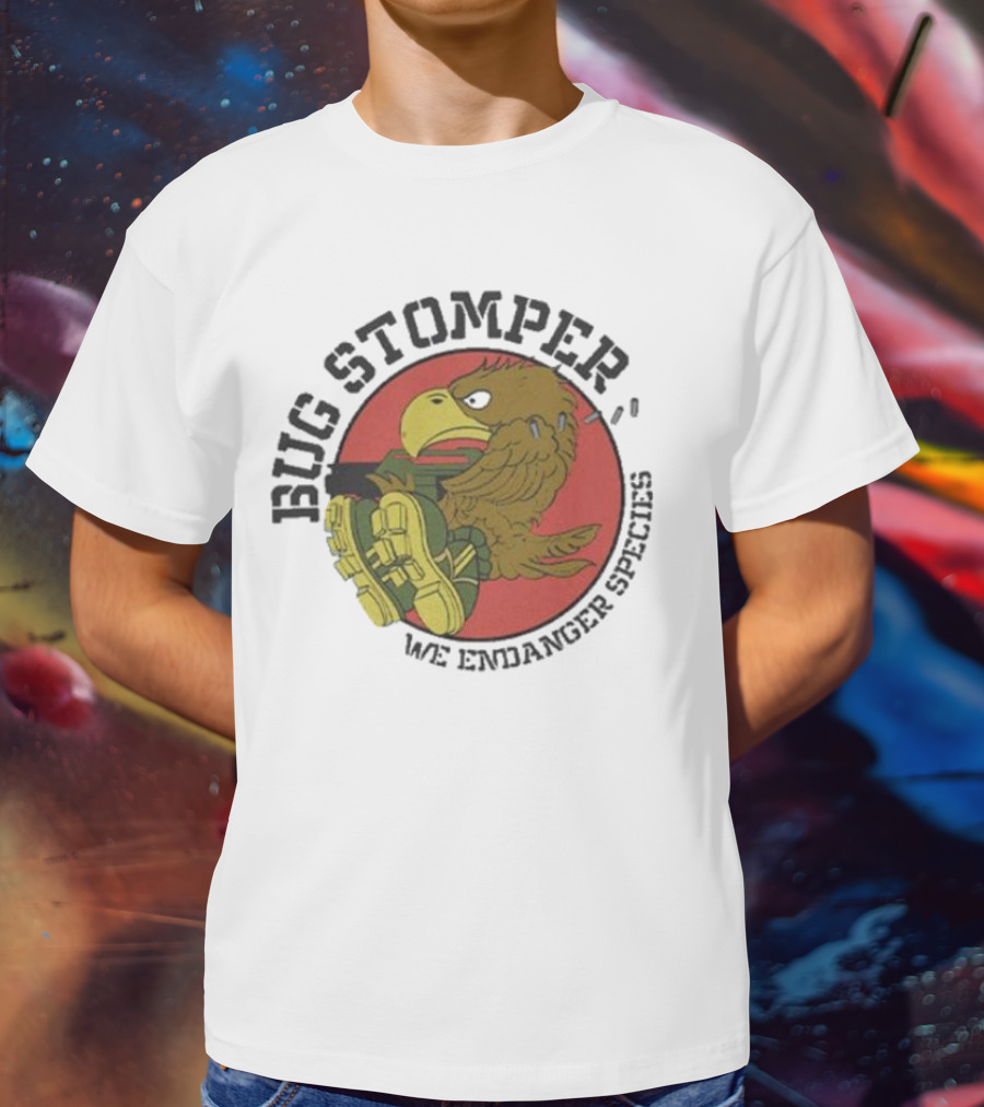 Colonial Marines Bug Stomper We Endanger Species T-Shirt