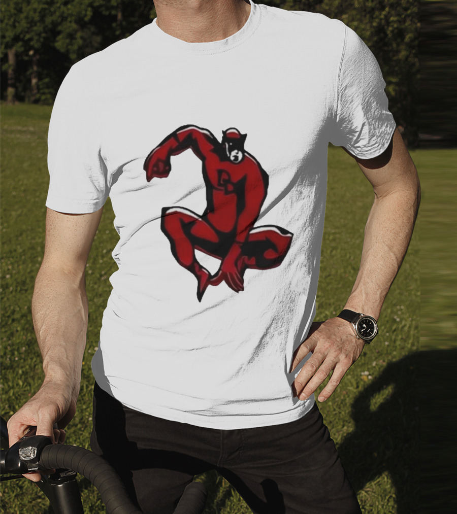 Charlie Cox Daredevil Red Suit Classic Marvel Hero T-Shirt