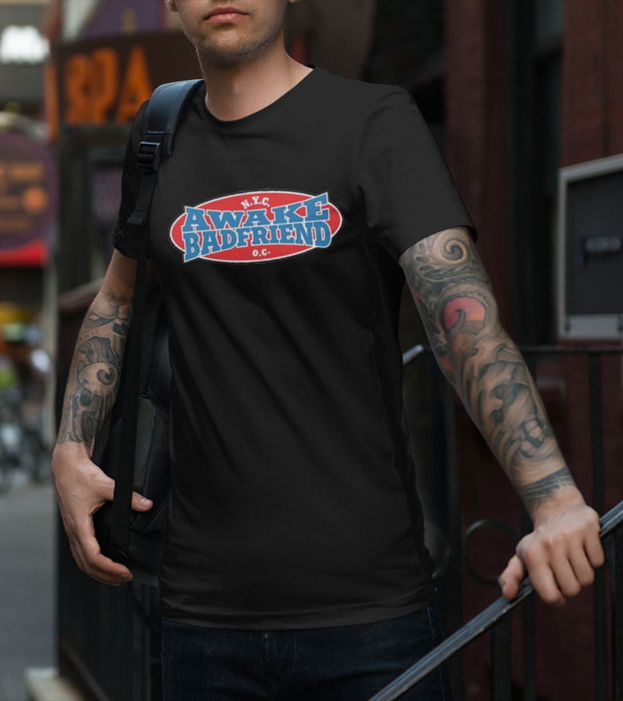 Awake Badfriend NYC OC Oval T-Shirt