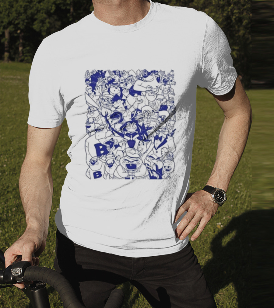 Duck Villains Dark Blue Ensemble By Brian Danger T-Shirt